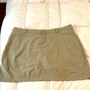 Eddie Bauer Tan Skort